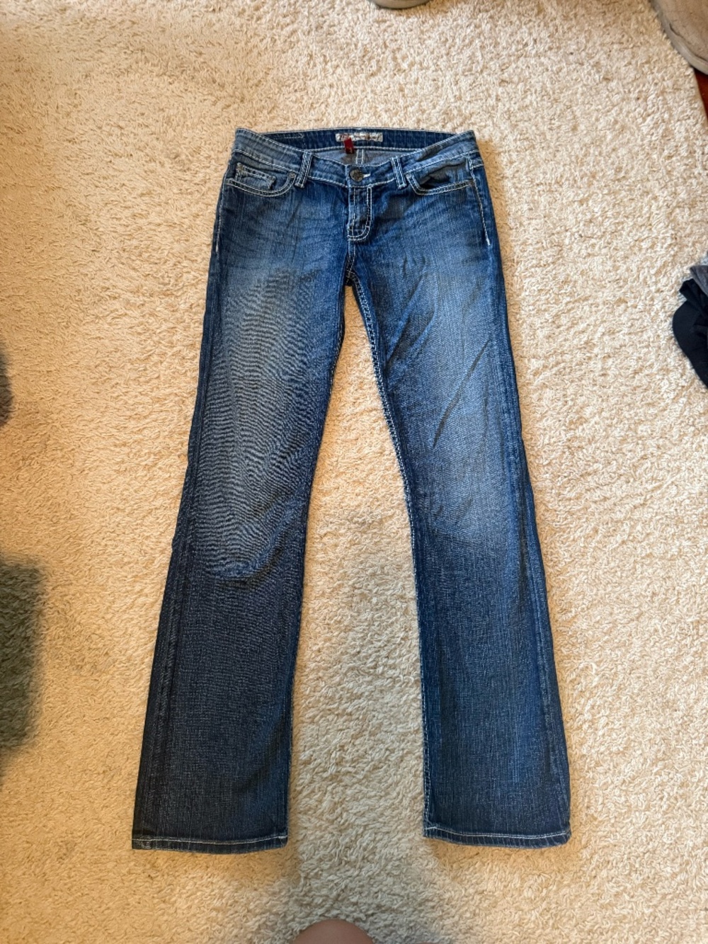 BKE Madison Bootcut Jeans 29x34 Distressed Pocket Y2K